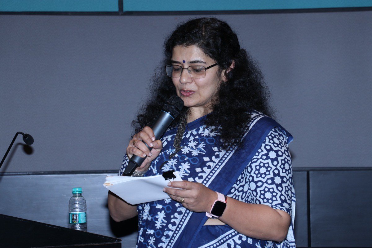 Nikita Vora on stage